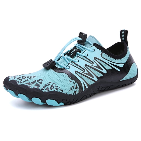 ChiVerve Barefoot Shoes for Women & Men Wide Toe Box Hiking Water Shoes Non-Slip Breathable Barefoot Swim Surf Shoes for Beach Pool Aqua Running & Walking Fast Drainage