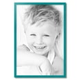 thumbnail image 2 of ArtToFrames 23" x 34" Aqua Picture Frame, 23x34 inch Green Wood Poster Frame (WOM-4428), 2 of 8