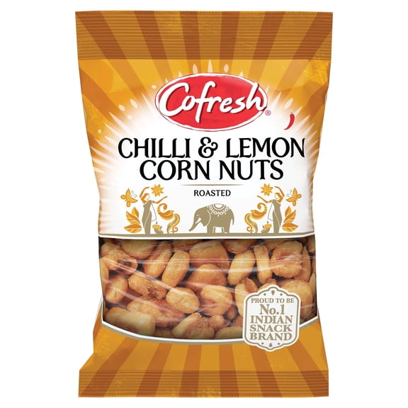 Cofresh Crunchy Corn Nuts Chilli & Lemon 175G, Imported from Britain