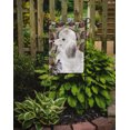 thumbnail image 2 of Carolines Treasures BB9596GF Drapeau de Jardin de Cônes de Pin Caniche Standard Blanc, 2 of 3