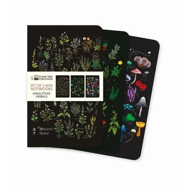 Mini Notebook Collections Anna Stead: Herbals Set of 3 Mini Notebooks, (Hardcover)