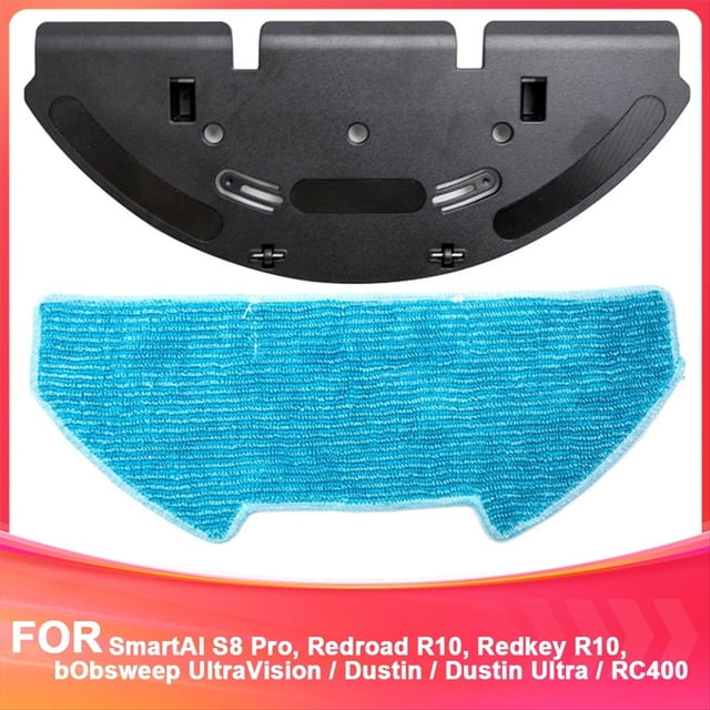 Kit de Repuesto de Soporte y Almohadillas para Mopa BObsweep Dustin RC400, Kit de Almohadillas de Repuesto, Soporte para Mopa con Trapos de Alta Calidad.