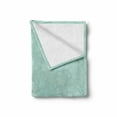 thumbnail image 2 of Turquoise Soft Flannel Fleece Blanket, Dahlia Flowers Bouquet Hand Drawn Style with Brush Strokes Effect Ornamental Art, Cozy Plush for Indoor and Outdoor Use, 50" x 70", Pale Blue, by Ambesonne, 2 of 6