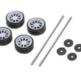 thumbnail image 3 of 4x 1/64 Diecast Racing Model Car Alloy Rubber Wheel & Neumáticos Repuestos G1 perfke neumáticos de ruedas de coche, 3 of 7