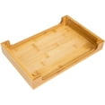 thumbnail image 6 of EXHUMKY Wood Food Plate Rectangular Khaki 29.5x19.5x5.5cm 1Pack Wood Plastic Storage Display, 6 of 8