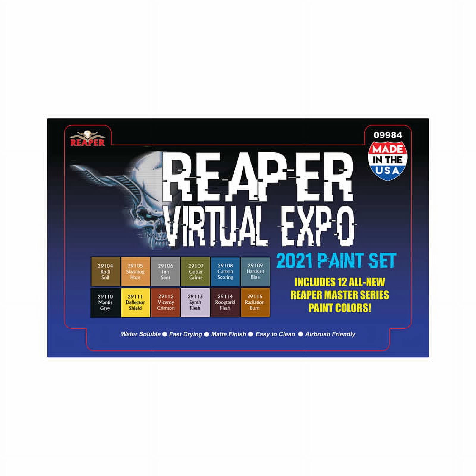 2021 Master Series Paint Set Acrylic Paint Set Reaper Miniatures
