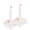5"100pcs-White, variant on 100-Pack White Unscented Taper Candles with Drip Protectors, 4.7" x 0.47" - Smokeless Pure Wax Prayer Candles for Church, Vigil, Memorial, Shabbat & Religious Services