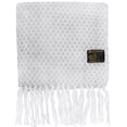 thumbnail image 3 of Bufanda Hecha a Mano AlpacaSilverWhite 2Pzas Gris/Blanco 170cm x 21cm Hechas a Mano Alpaca., 3 of 3