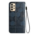 thumbnail image 4 of TECH CIRCLE Embossed Samsung A13 Wallet Case,Ultra Slim with Magnetic Card Slots Shockproof Flip Case for Samsung A13 6.6 inch. Darkblue, 4 of 11