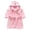 Pink, variant on Girls Fleece Hooded Robes, Warm Printed Bath Robe for Kids Soft Fuzzy Bathrobe for Gifts Fall Winter Toddler Pajamas Sleepwear 18-24 Months