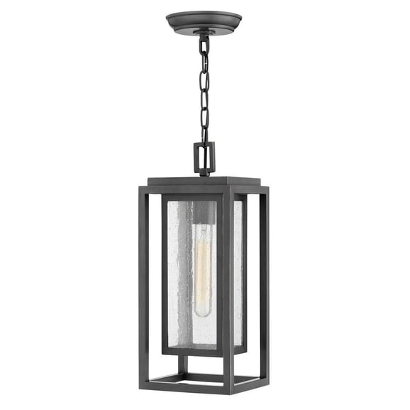 1 Light Medium Outdoor Hanging Lantern in Transitional Style 7 inches Wide By 16.75 inches High-Oil Rubbed Bronze Finish-Led Lamping Type-E26 Medium
