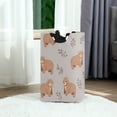 thumbnail image 6 of Yayeee Freestanding Laundry Hamper with Handle Collapsible Large Storage Basket for Clothes, Cartoon Bear, 6 of 7