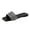 Black, variant on OJinShaWanO Dearfoam Slippers Women Slide Women's Fashion Flat Bottom Open Toe Slippers with Diamonds Slippers Casual Comfortable Outdoor Beach Slippers