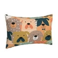 thumbnail image 2 of Bingfone Colorful Dogs Standard Size Pillowcase, Long Staple Pure Cotton Envelope Closure Pillow Cover(without pillow core),20"X30", 2 of 9