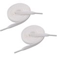 thumbnail image 1 of Flat Trainers Shoelace, 9mm Wide Shoe Lace For Sneakers (white), 1 of 4
