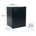 thumbnail image 4 of Avanti 2.2 cu. ft. Compact Refrigerator, in Black (AR2416B), 4 of 9