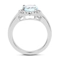 thumbnail image 2 of 2.37 Carat Genuine Blue Topaz and White Topaz .925 Sterling Silver Ring, 2 of 5