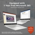 thumbnail image 3 of HP Premium Stream 14" HD BrightView Laptop, Intel Celeron N4120, 16GB RAM, 64GB eMMC, Intel UHD Graphics, HD Webcam, 1 Year Office 365, Bluetooth, WiFi, HDMI, Win 11s, Silver, 32GB Hotface USB Card, 3 of 5