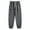 Gray, variant on laiqvcdr Men's Pants Waterproof Fleece Lined Winter Pant Drawstring Elastic Waist thermal Warm Joggers Solid Color Outdoor Sports Casual Trousers with Pockets