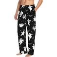 Halloween Costumes Mens Pajama Pants, ghost halloween bat Sleep Lounge