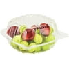 Dart C57PST1 Clear Plastic Hinged Food Container. 6 x 6. Pack of 40