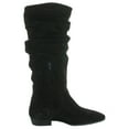 slouchy mid calf boots