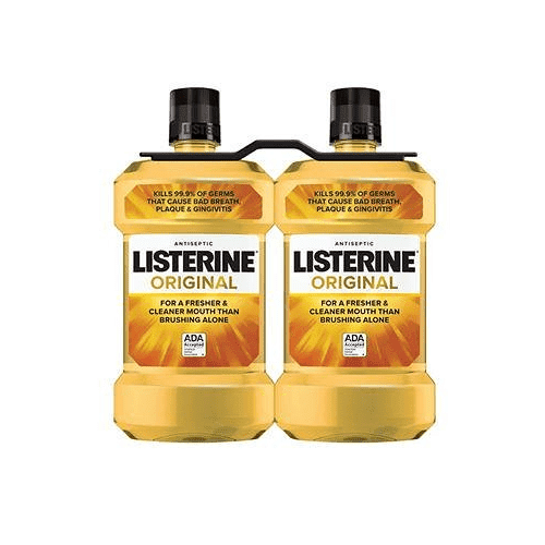 Listerine Original Antiseptic Mouthwash for Bad Breath, 1.5 L