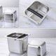 thumbnail image 2 of Espresso Grinds Waste Bin Stainless Steel Dump Container for Coffee Residue, 2 of 4