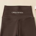 thumbnail image 5 of Girls 7'' High Waisted Black Biker Shorts, Athletic Running Yoga Shorts for Kids Teen Years 3-15 Coffee, 5 of 5
