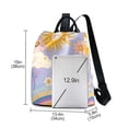 thumbnail image 3 of FORMRS Women's Travel Backpack Purse Anti-Theft Hidden Pockets Casual Shoulder Bag, Purple Clouds, 3 of 7