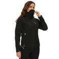 thumbnail image 7 of Women's Softshell Jacket Fleece Lined Water Repellent - Black, 7 of 7