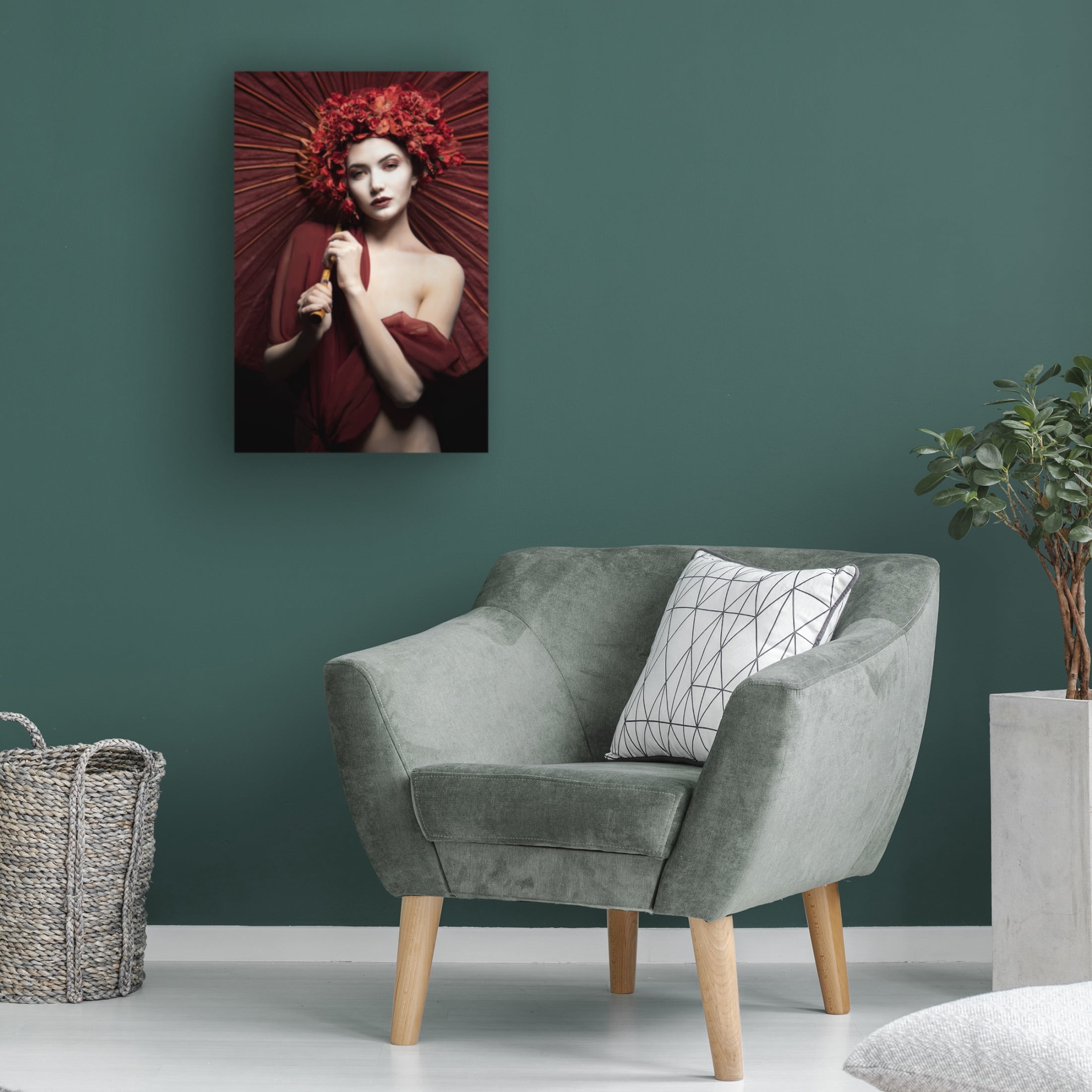 Canvas Wall Art - Siegart 'Aichiyo' Wall Art for Living Room, Bedroom, or Office Décor by Trademark Fine Art - 12 x 19 Inches