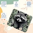 thumbnail image 3 of Raccoon Gaming Mousepad Square, 8.3x9.8 Inch Non-Slip Rubber Bottom Printed Mouse Mat for Office and Gaming, 3 of 6