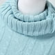 thumbnail image 4 of Gibobby Vestidos de sueter Otoño Invierno Slim Fit manga larga plisado cuello cuello redondo vestido de suéter de punto(Azul,XL), 4 of 5