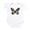 Cloud White, variant on CafePress - Rainbow Butterfly Infant Bodysuit - Baby Light Bodysuit, Size Newborn - 24 Months