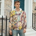 thumbnail image 3 of Rick And Morty Zip Up Hoodies Unisex Realistic 3D Print Sweatshirt Long Sleeve Hooded Jacket Coat L, 3 of 8