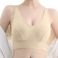 thumbnail image 1 of Vedolay Sports Bras For Women Women's Plus Size Full Coverage Underwire Unlined Minimizer Lace Bra,Beige One Size, 1 of 3