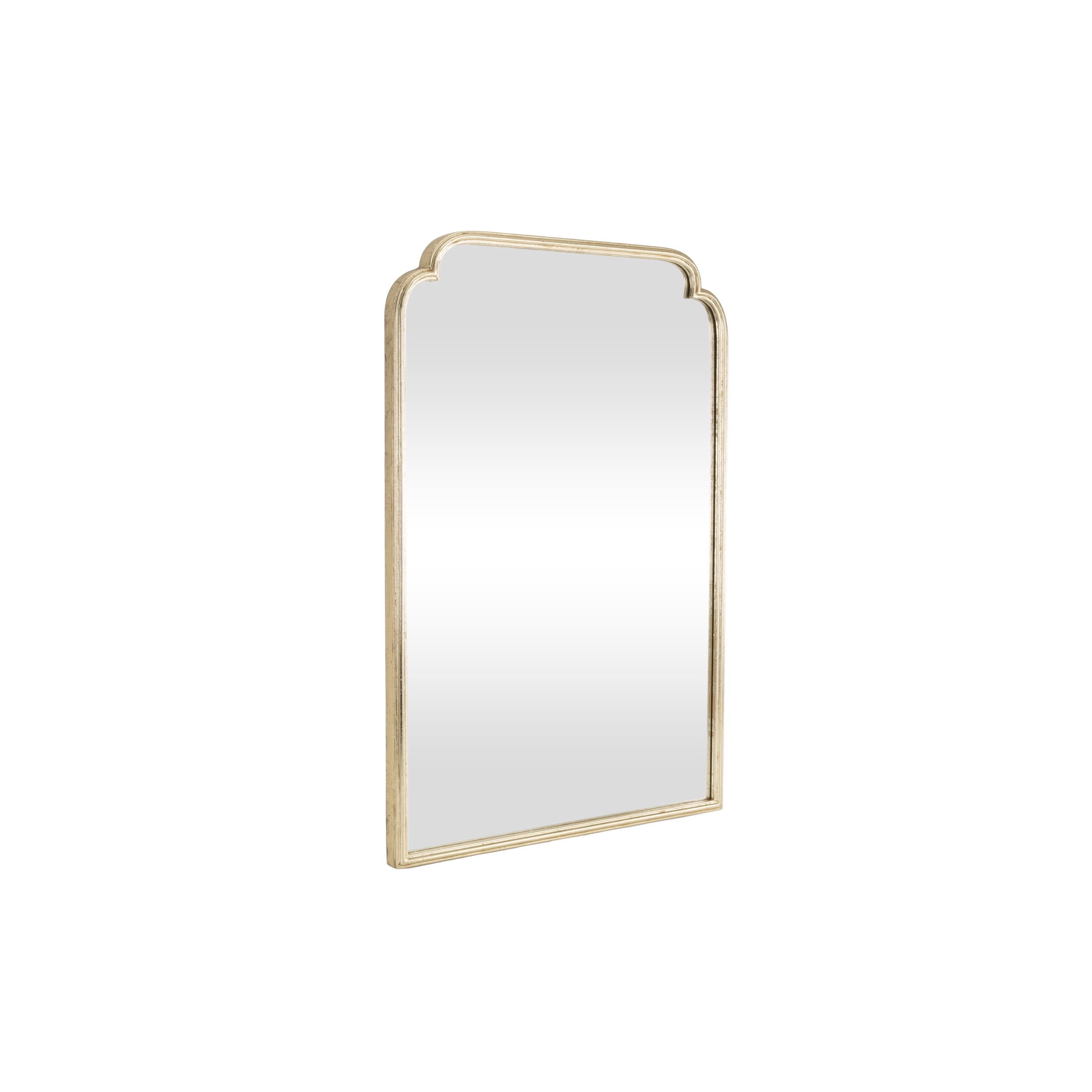 DecMode 24" x 36" Gold Wall Mirror with Thin Frame