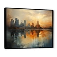thumbnail image 2 of Designart "Enigmatic Skyline in the Sky III" Landscapes Floater Framed Wall Decor, 2 of 7