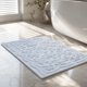 thumbnail image 4 of Embossed Floral Bath Mats And Towels For Bathroom Entrances And Indoor Floors, 4 of 7