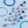 thumbnail image 5 of Make It Real: Halo Charms Bracelets - True Blue - Create 3 Metallic Bracelets, 28 Pieces, All-In-One, DIY Unique Charm & Bead Jewelry Kit, Tweens & Girls, Arts & Crafts, Kids Ages 8+, 5 of 9
