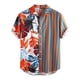thumbnail image 1 of Camisa de manga corta de tendencia de moda con nueva impresión digital para hombre Pompotops oipoqjl24219, 1 of 2