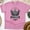 Azalea, variant on Religious Graphic Tee with Cross and Crown Design for Men and Women, White, Size M