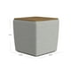 thumbnail image 5 of Otomana de almacenamiento Benzara Mody de madera, 48 cm, con parte superior elevable, gris, 5 of 5