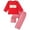 A-B2 Watermelon Red, variant on enyan Toddler Baby Boy Christmas Outfit Newborn Long Sleeve Letter Embroidery Sweatshirt Top Pants Set Fall Clothes Beige,6-12 Months