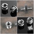 thumbnail image 3 of Silver Metal Camera Stand Screws Adapter for Practical Use with 1/4 Inch Thread Size, 3 of 8