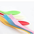 thumbnail image 6 of Kitecy Silicone Spoon Set,Soft Tip,Forks Included,Yellow,1PC, 6 of 9