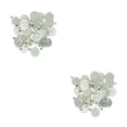 thumbnail image 3 of maskred 50 Pcs Plateau Rond Vierge pour Collier Pendentif Base DIY Cabochon Argent Blanc 29x22mm 2Set, 3 of 6