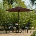 thumbnail image 4 of Westin Outdoor 9 Ft Patio Market Umbrella with Tilt & Crank, Coffee, 4 of 5