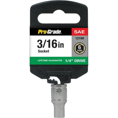 

Pro-Grade 12199 0.25 Drive x 0.18 in. 6 Point Socket